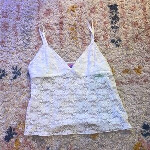 Edikted white lace top